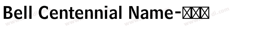 Bell Centennial Name字体转换
